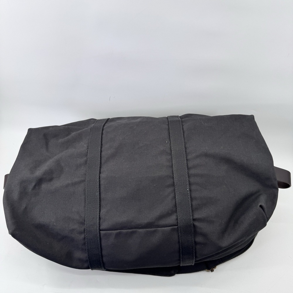 Lands End Blake Shelton Canvas Leather Large Travel Duffle Bag Gray Heavy Rigger - Picture 7 of 14